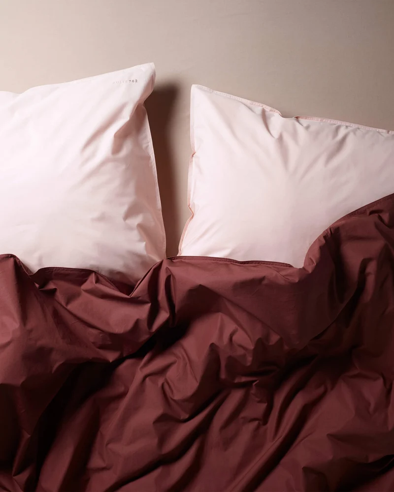 Duvet Cover Cotton Brique Red