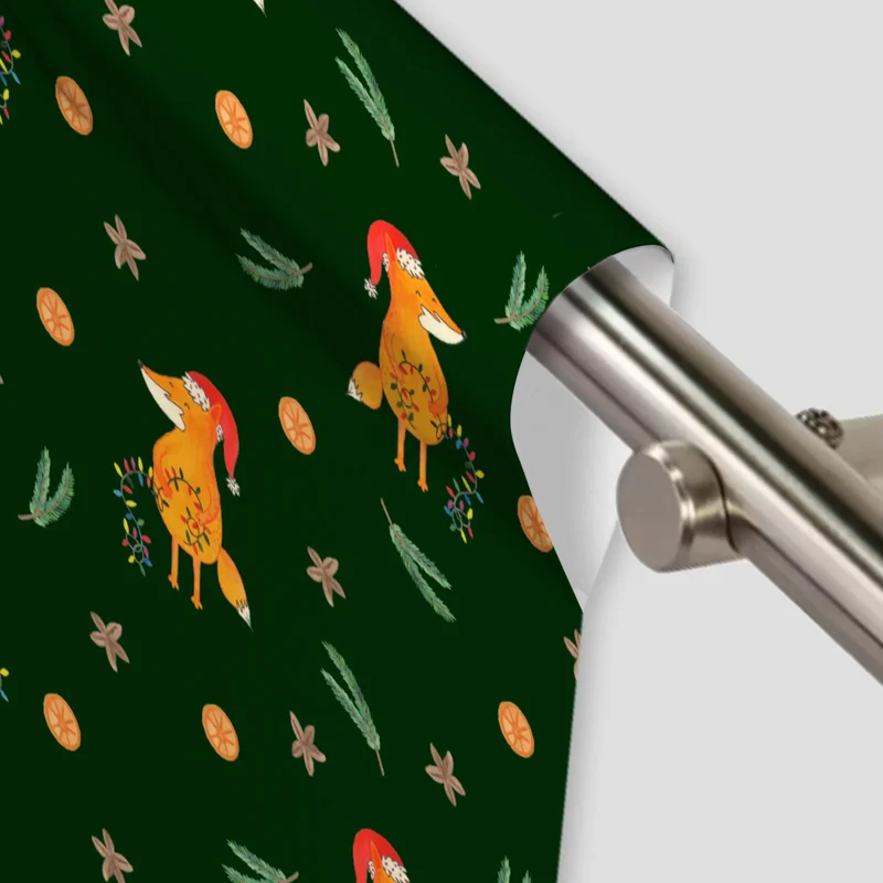 Vorhang Fuchs Weihnachten Muster