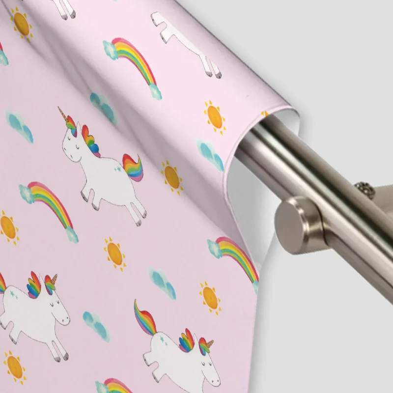 Vorhang Einhorn Happy Muster