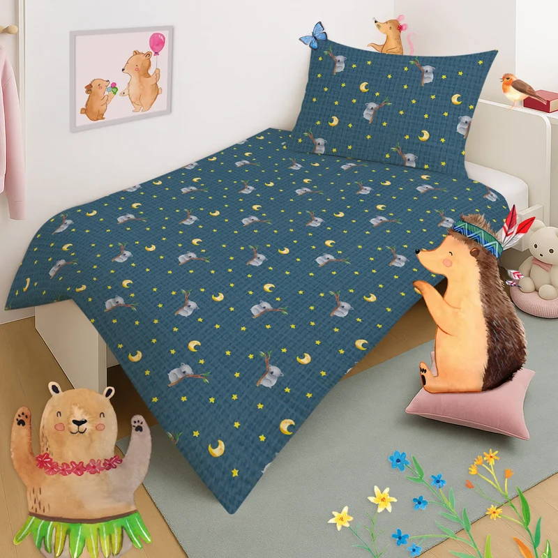 Kinderbettwäsche Koalabär Muster