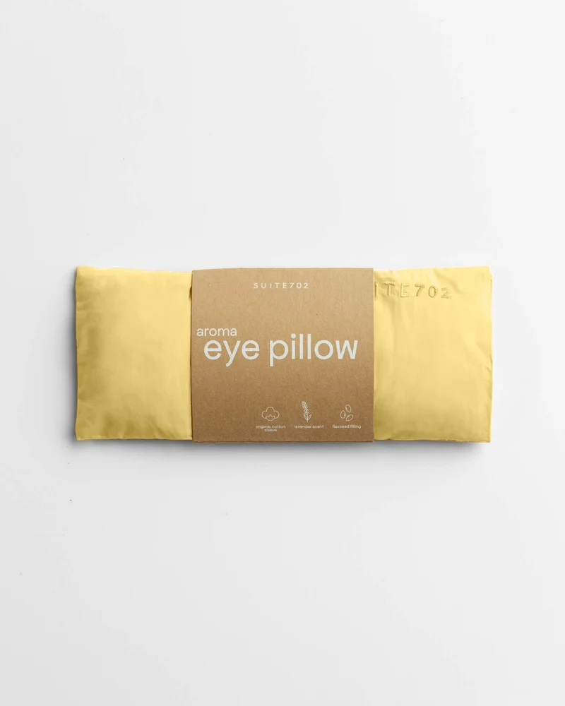 Aroma Eye Pillow Butter Yellow