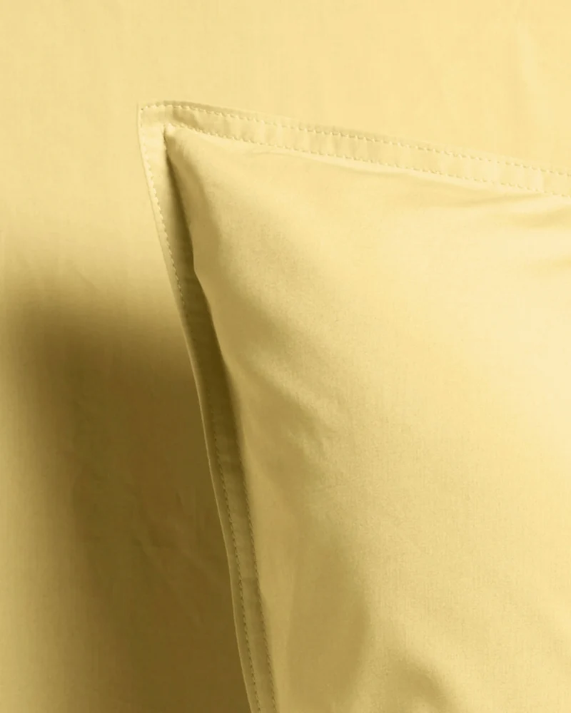 Pillowcase Cotton Butter Yellow