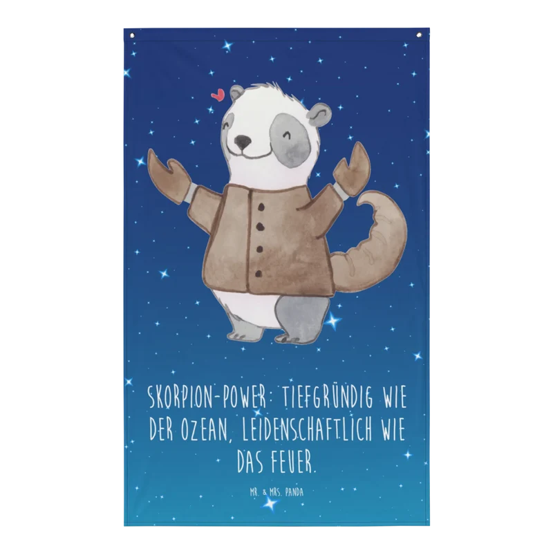 Wandteppich Skorpion Astrologie