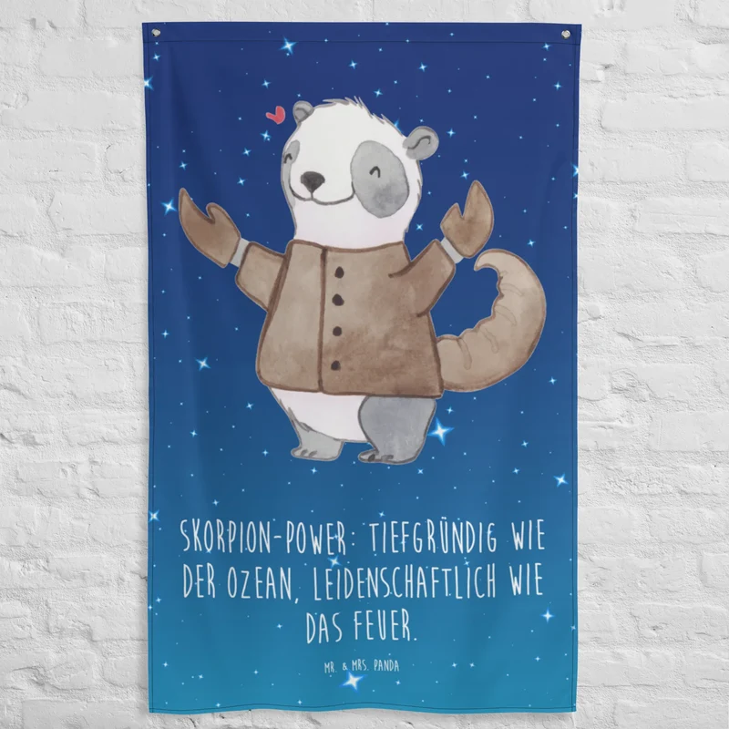 Wandteppich Skorpion Astrologie