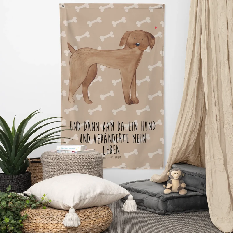 Wandteppich Hund Dogge