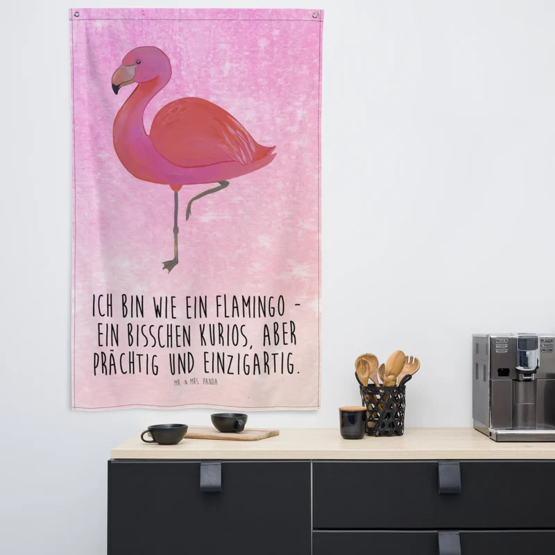 Wandteppich Flamingo Classic
