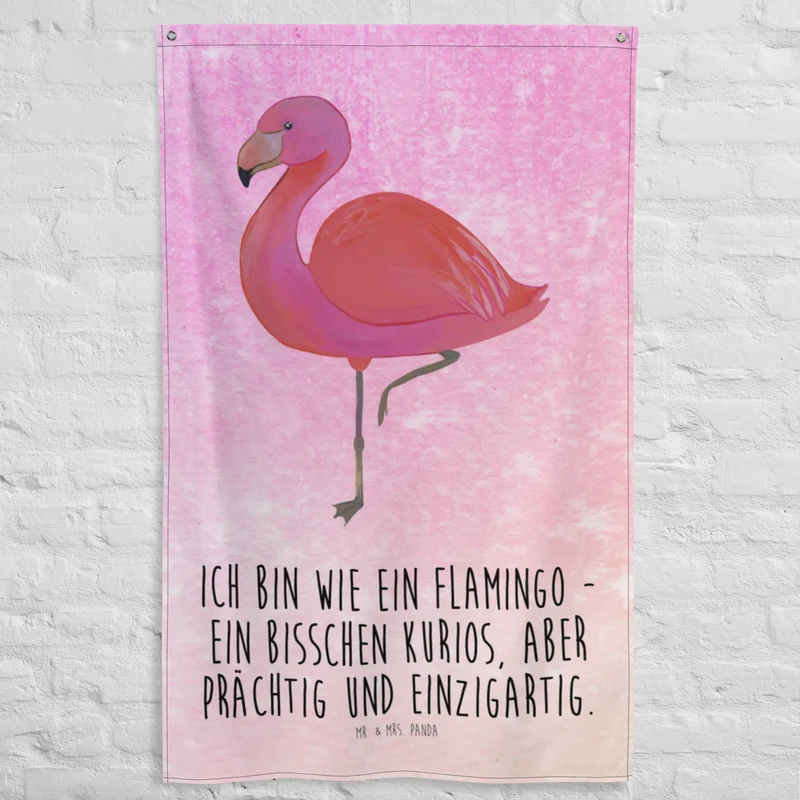 Wandteppich Flamingo Classic