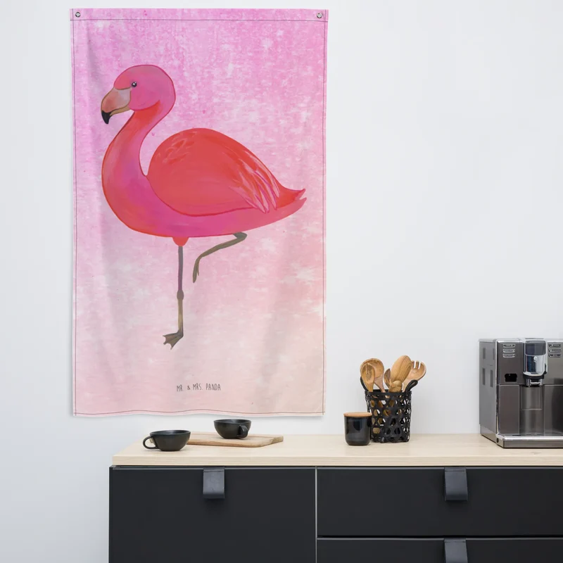 Wandteppich Flamingo Classic