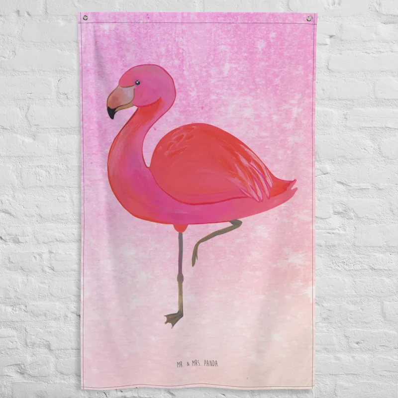 Wandteppich Flamingo Classic