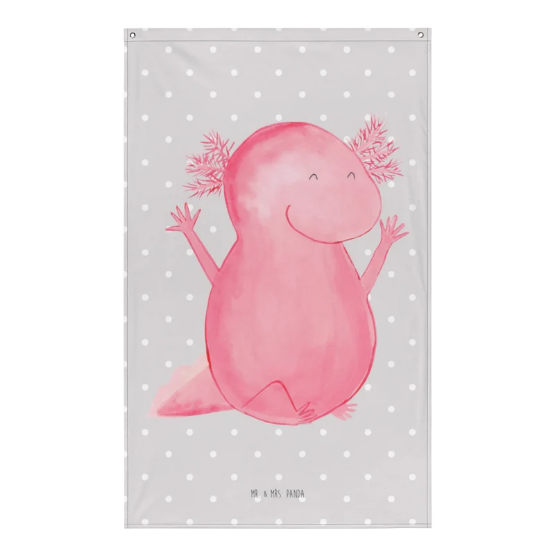 Wandteppich Axolotl Hurra