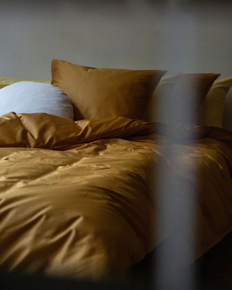 Pillowcase Satin Caramel