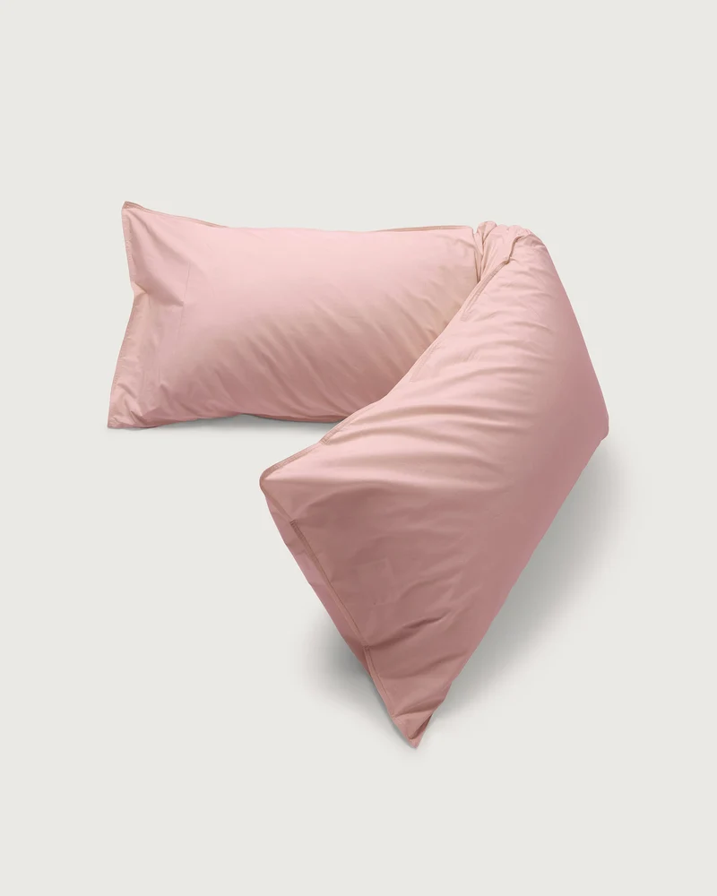 bedMATE Pillowcase Cotton Dusty Rose