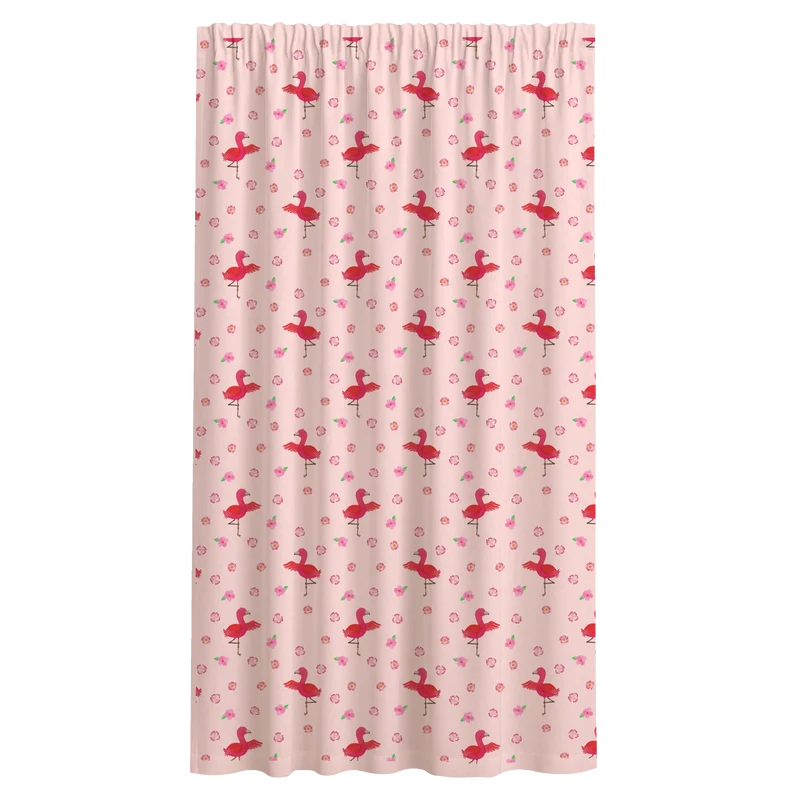 Vorhang Flamingo Yoga Muster