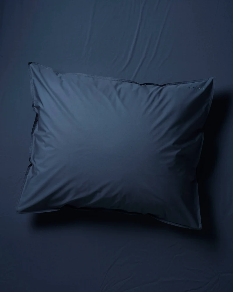 Pillowcase Cotton Navy Blue