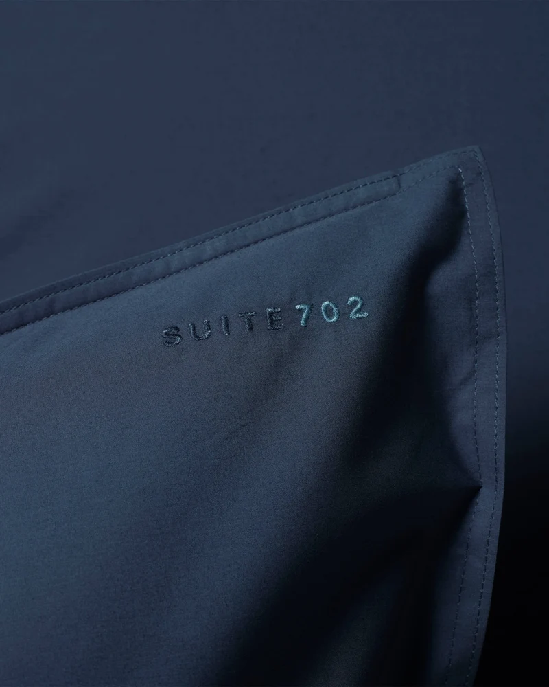 Pillowcase Cotton Navy Blue