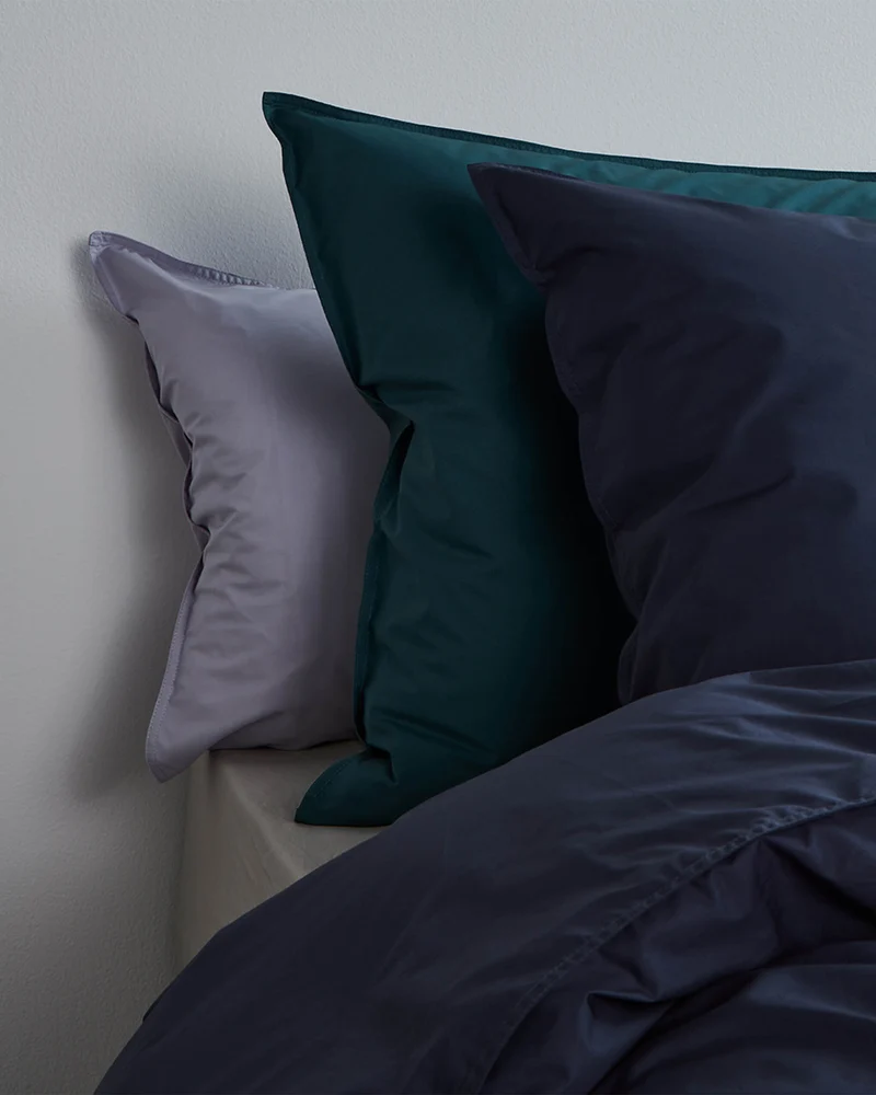 Pillowcase Cotton Navy Blue