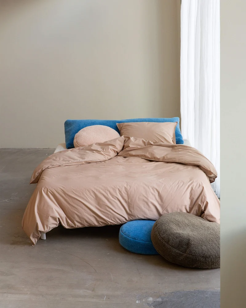 bigDOT Cushion Cover Furry Brilliant Blue
