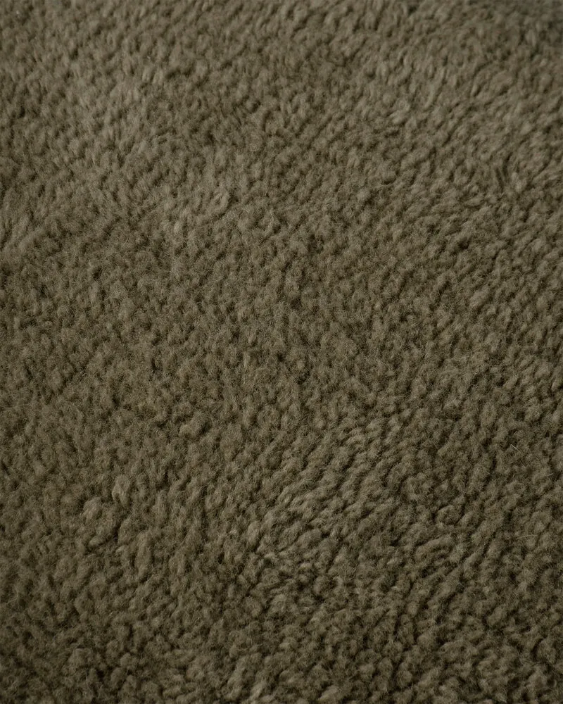 Really bigDOT Cushion Cover Furry Dark Olive