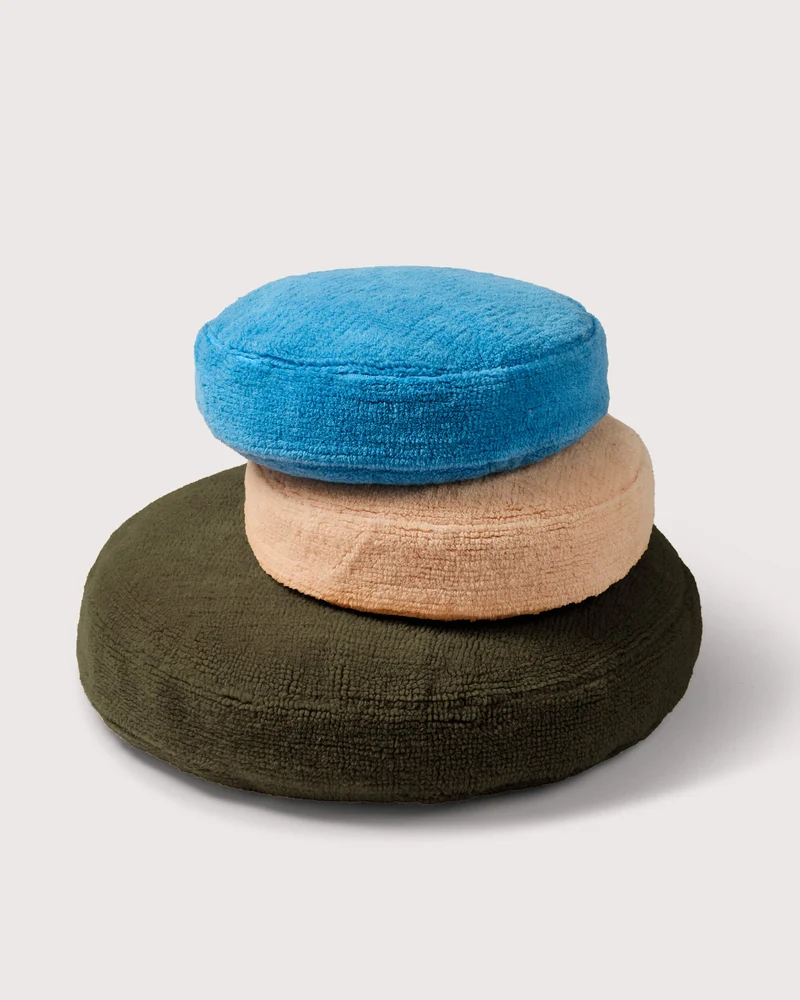 bigDOT Cushion Cover Furry Brilliant Blue