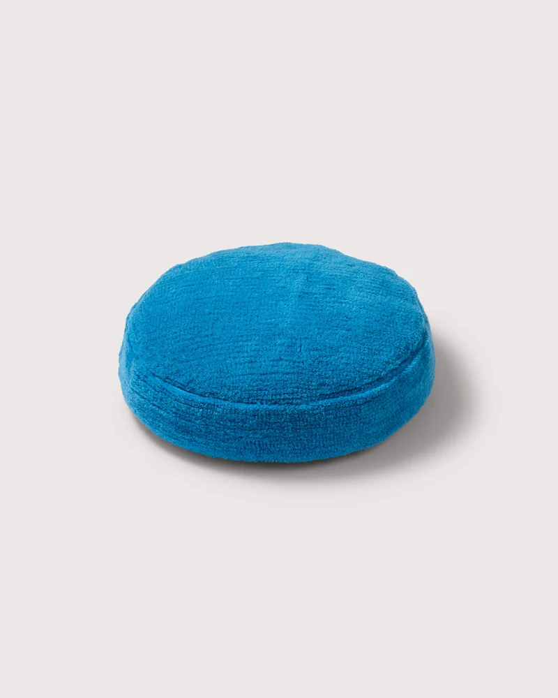 bigDOT Cushion Cover Furry Brilliant Blue