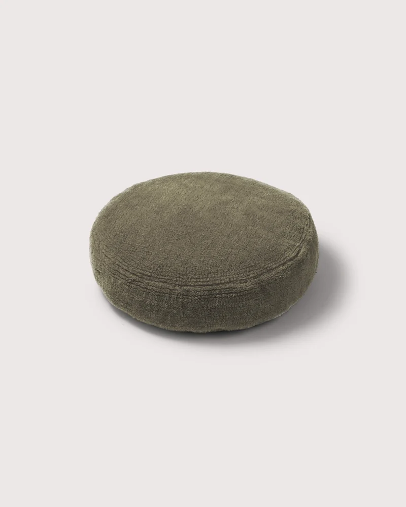 bigDOT Cushion Cover Furry Dark Olive