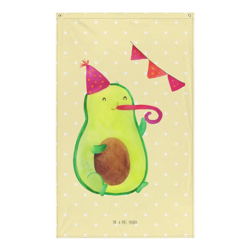 Wandteppich Avocado Party