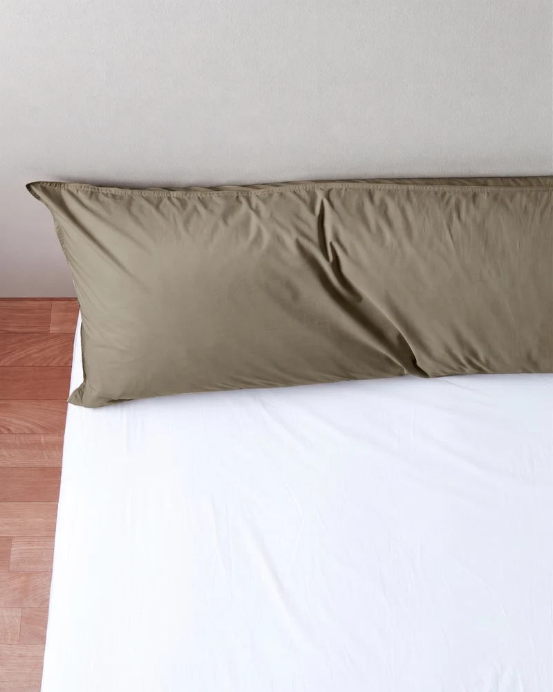 bedMATE Pillowcase Satin Taupe Grey