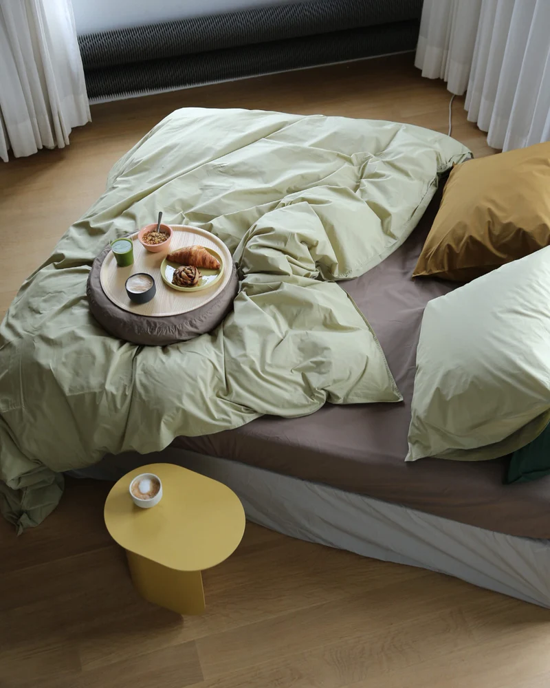 Duvet Cover Cotton Pistachio