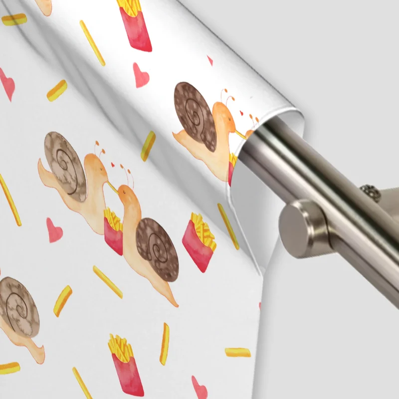 Vorhang Schnecken Liebe Muster