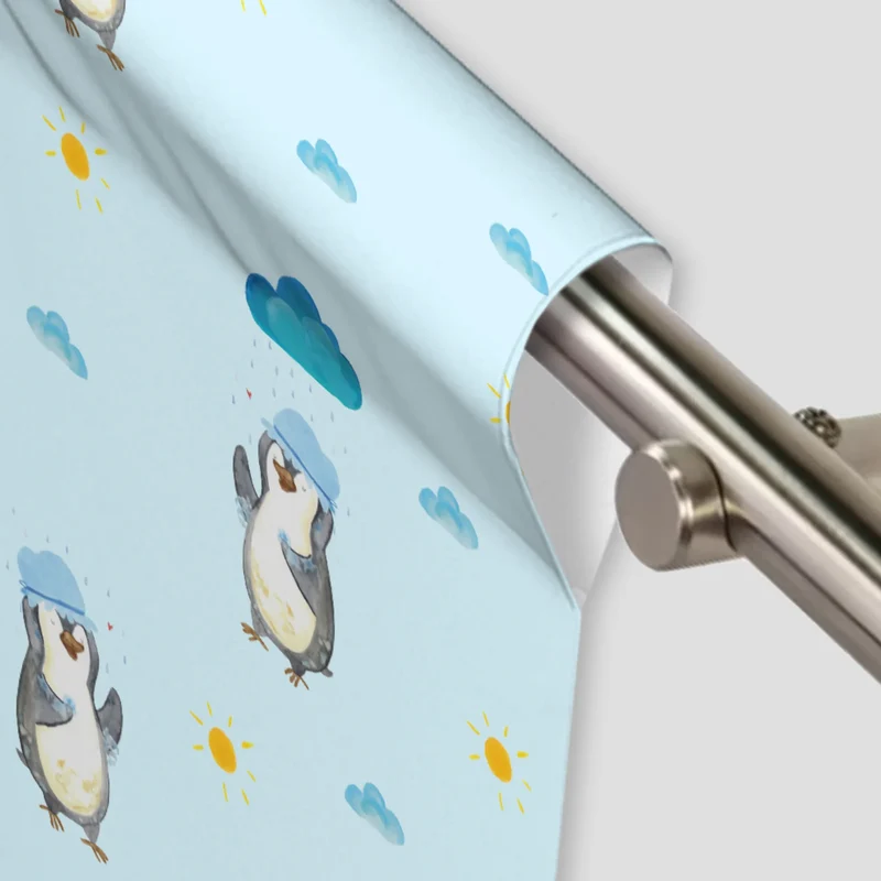Vorhang Pinguin Duschen Muster