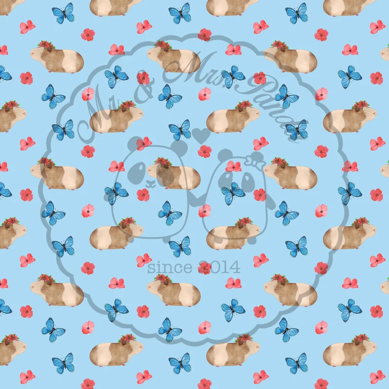 Kinderbettwäsche Meerschweinchen Weisheit Muster
