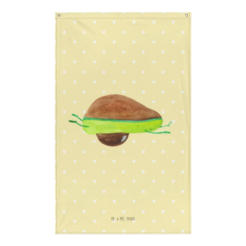 Wandteppich Avocado Yoga