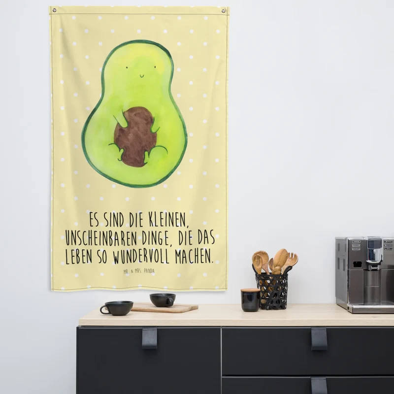 Wandteppich Avocado Kern