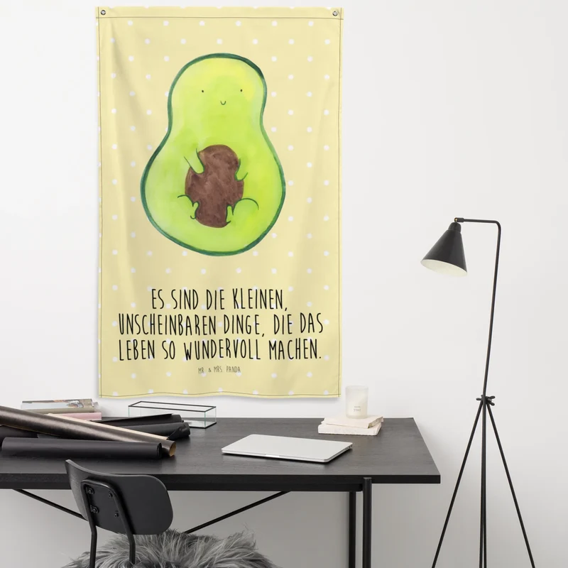 Wandteppich Avocado Kern
