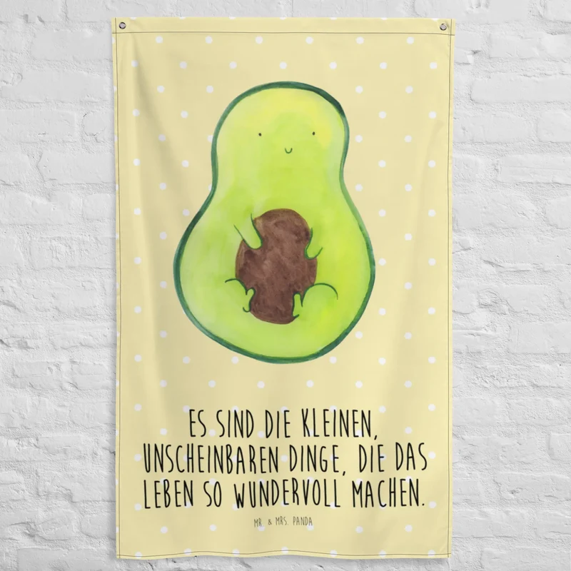 Wandteppich Avocado Kern