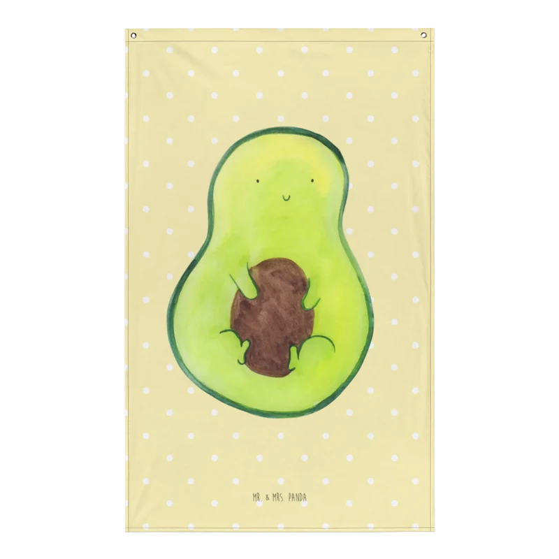 Wandteppich Avocado Kern
