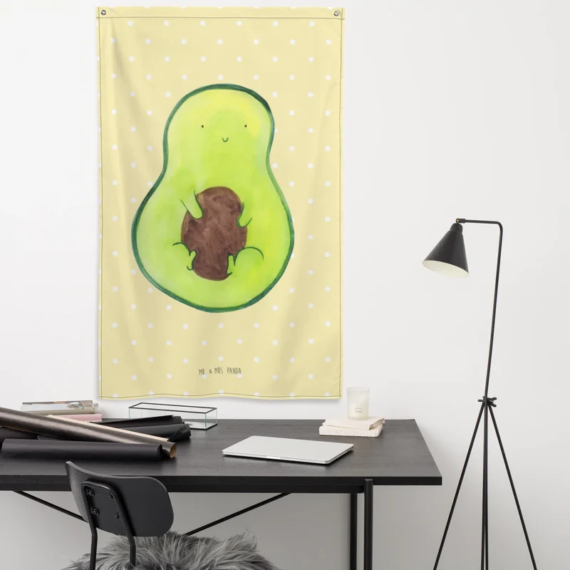 Wandteppich Avocado Kern