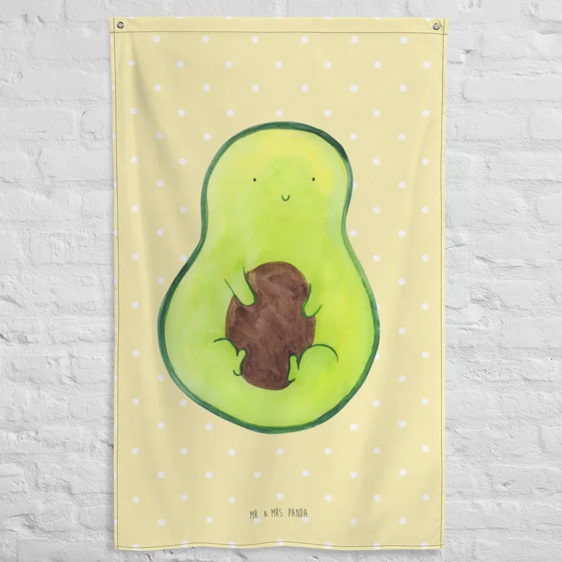 Wandteppich Avocado Kern