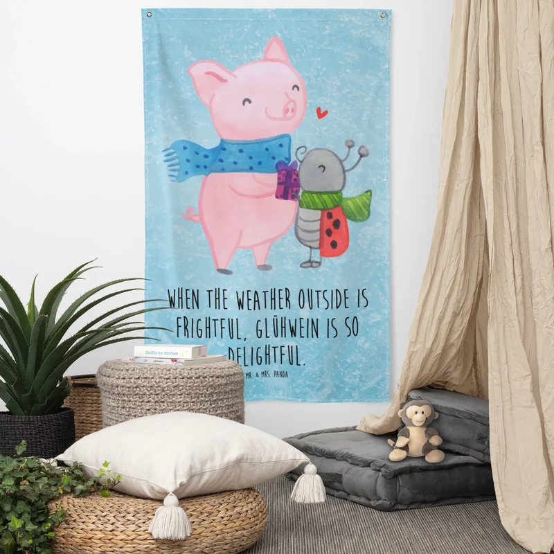 Wandteppich Glühschwein Smörle