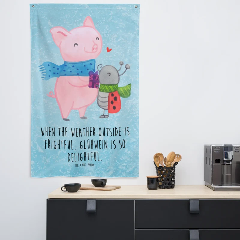 Wandteppich Glühschwein Smörle