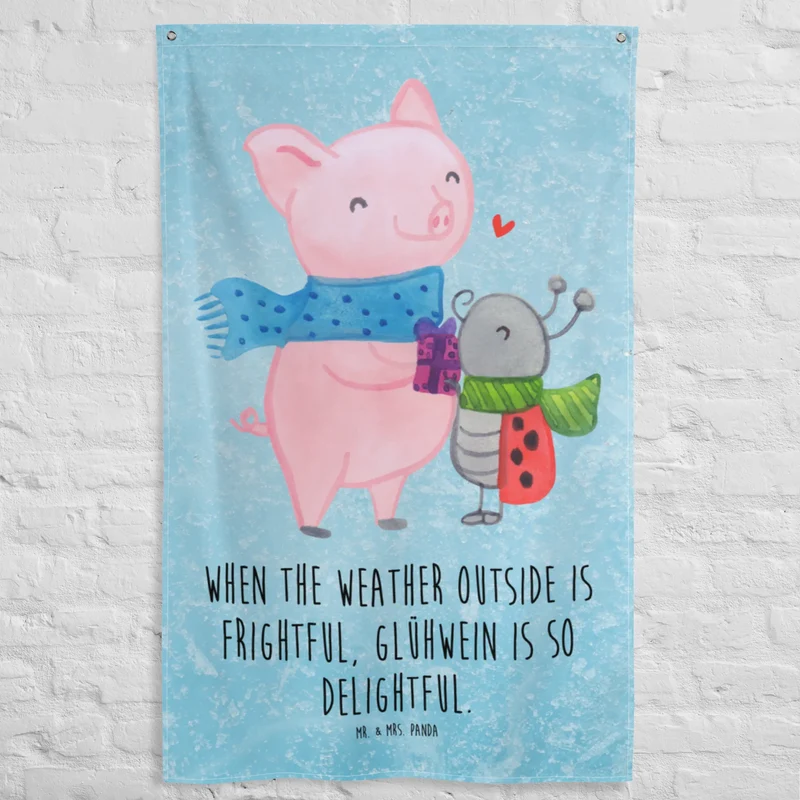 Wandteppich Glühschwein Smörle