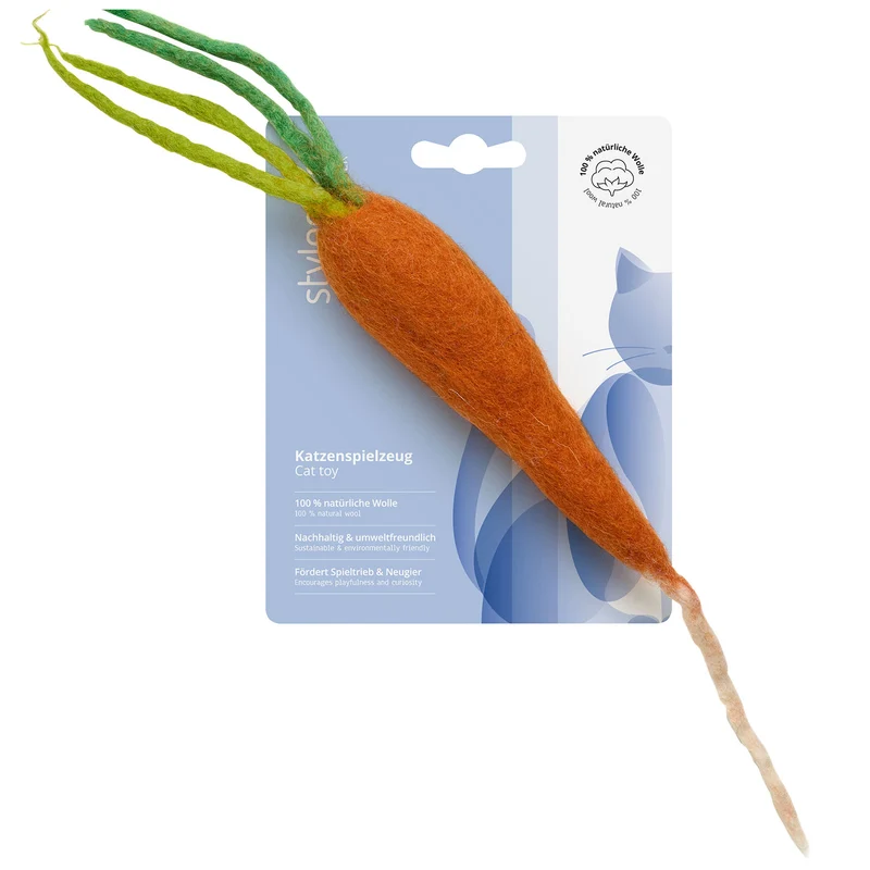 Katzenspielzeug Haddu Möhren