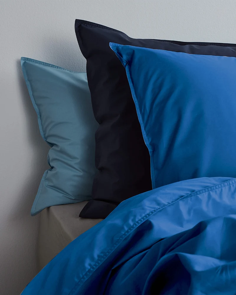 Pillowcase Cotton Cobalt Blue