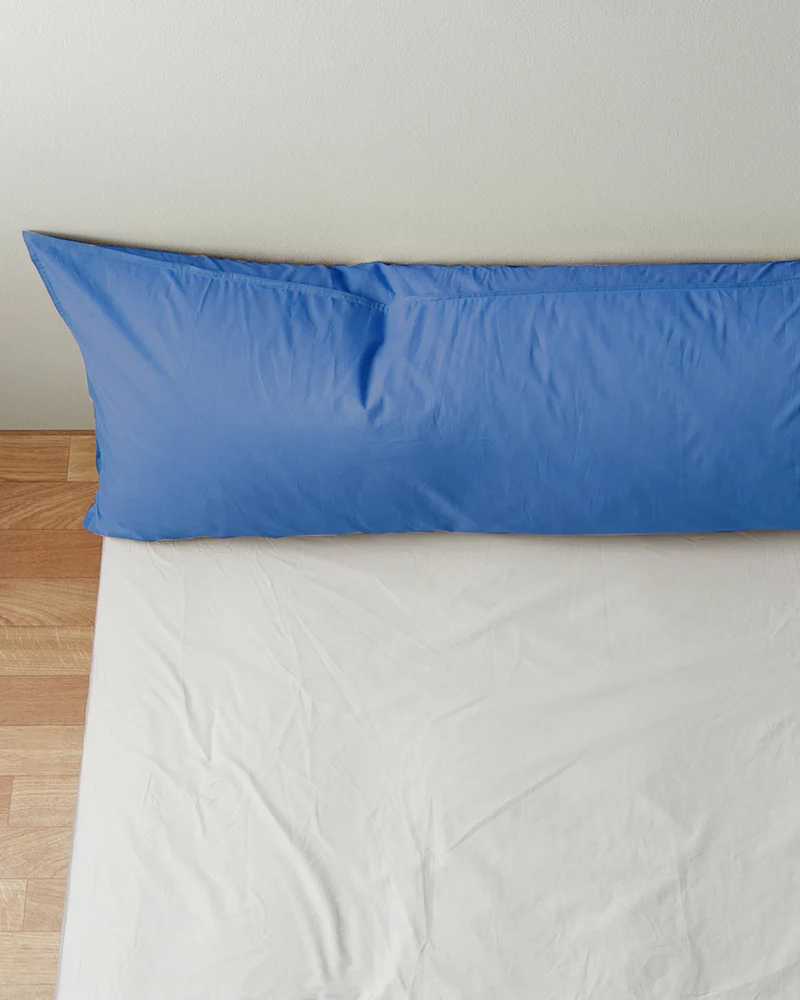 bedMATE Pillowcase Cotton Cobalt Blue