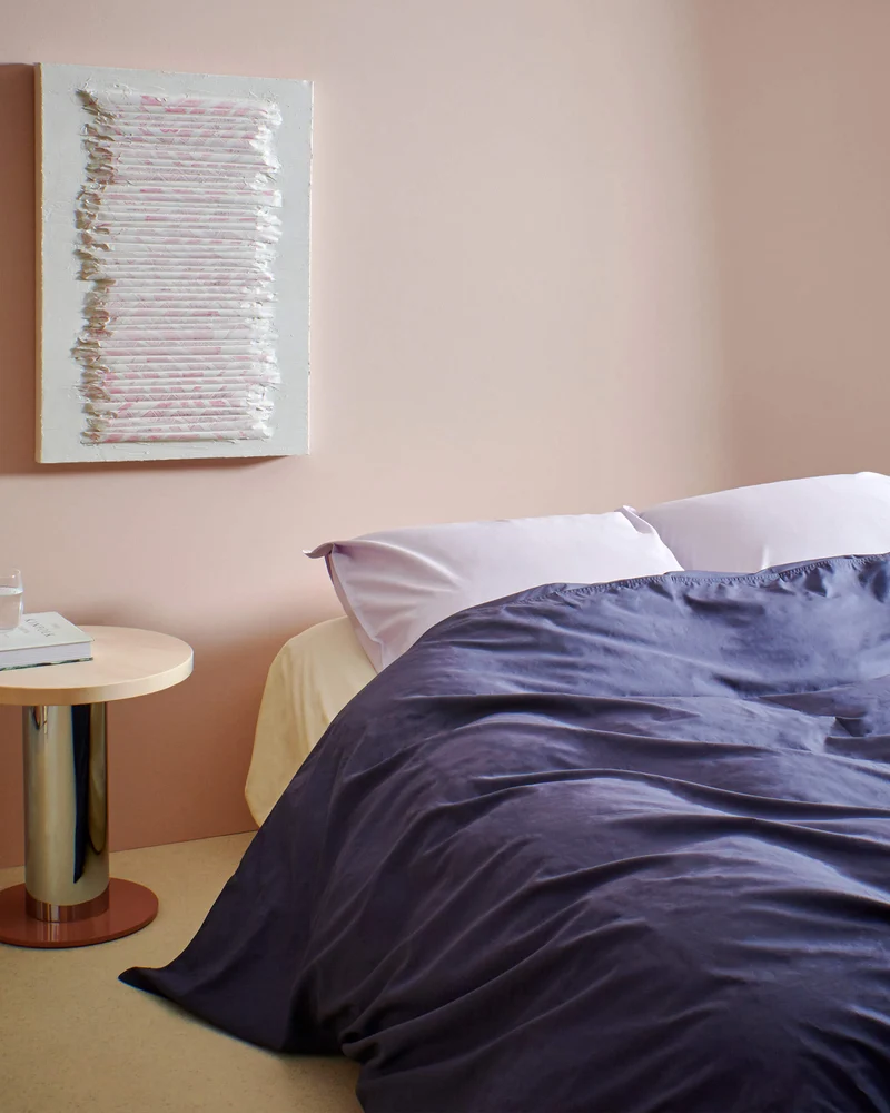 Duvet Cover Cotton Navy Blue
