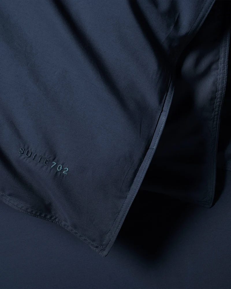 Duvet Cover Cotton Navy Blue