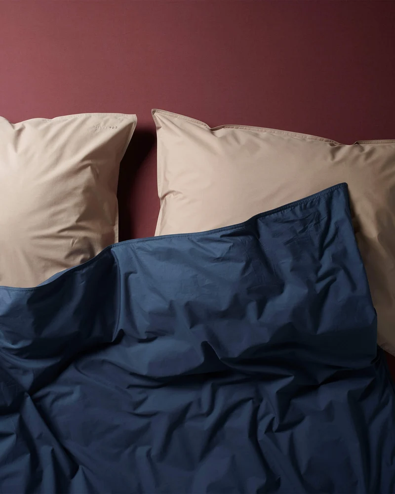 Duvet Cover Cotton Navy Blue