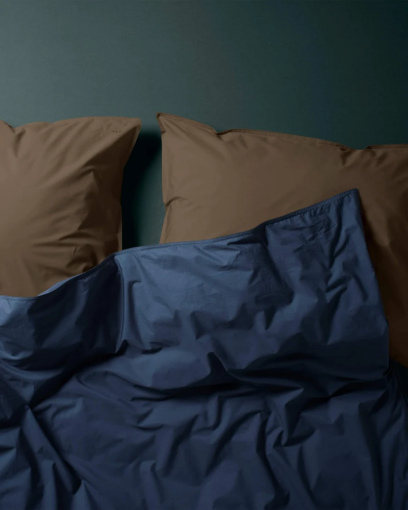 Duvet Cover Cotton Navy Blue