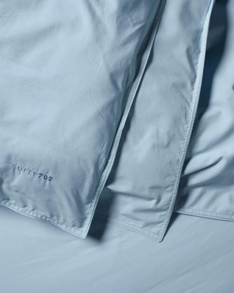 Duvet Cover Cotton Sky Blue