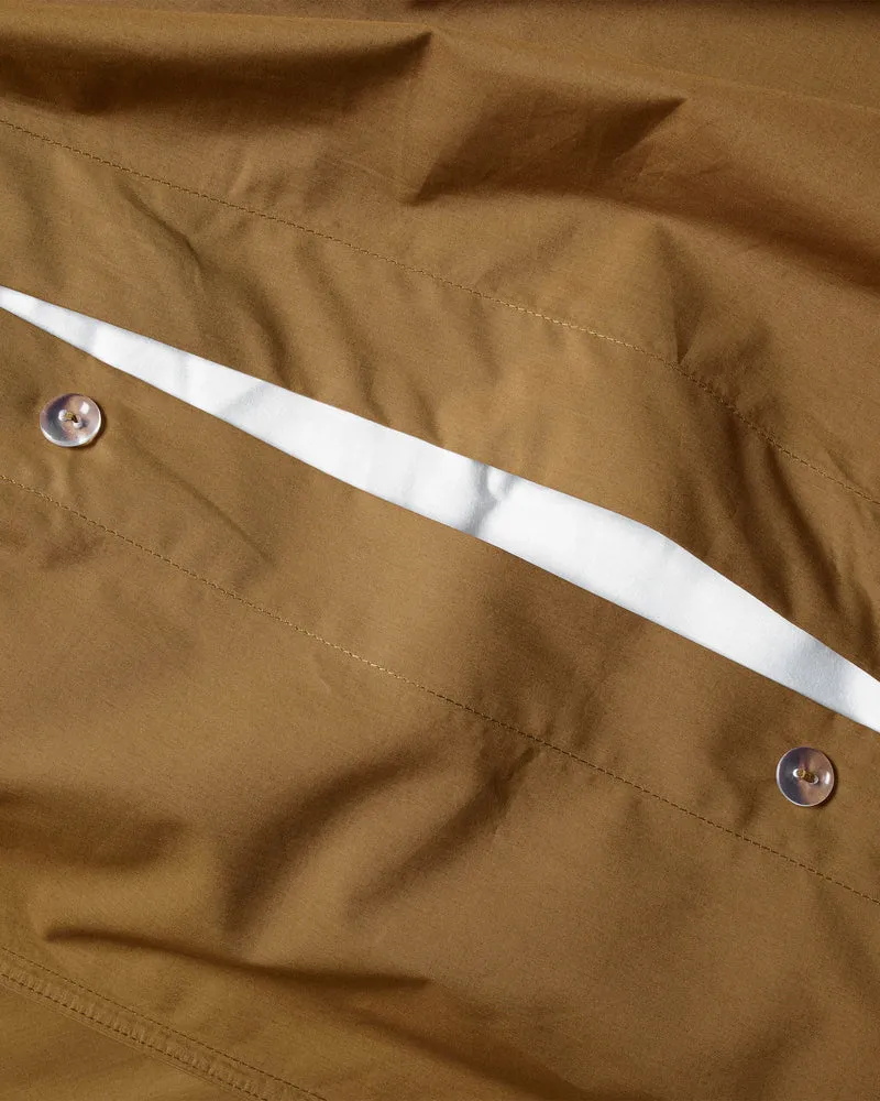 Duvet Cover Cotton Khaki Gold